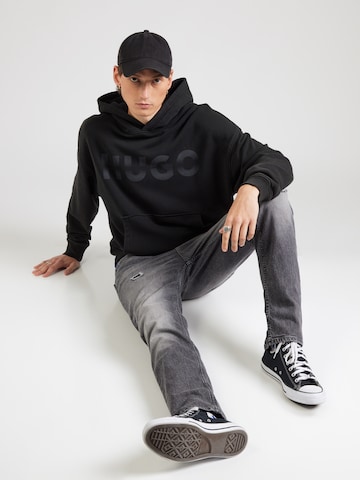 HUGOSweater majica 'Nenzyod' - crna boja