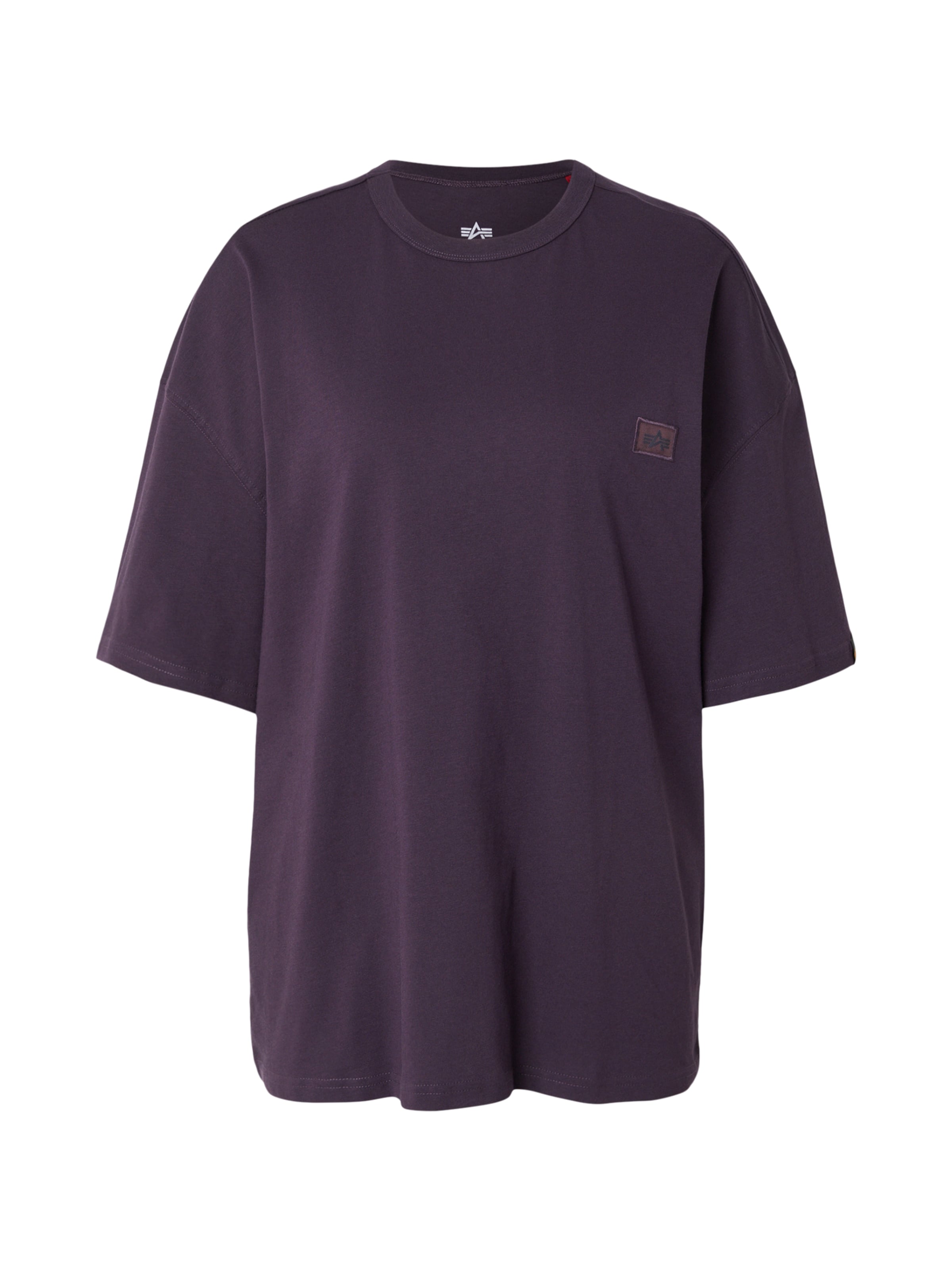 ALPHA INDUSTRIES Póló 'Essentials' - lila: elől