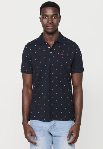 KOROSHI Shirt in Blauw: voorkant