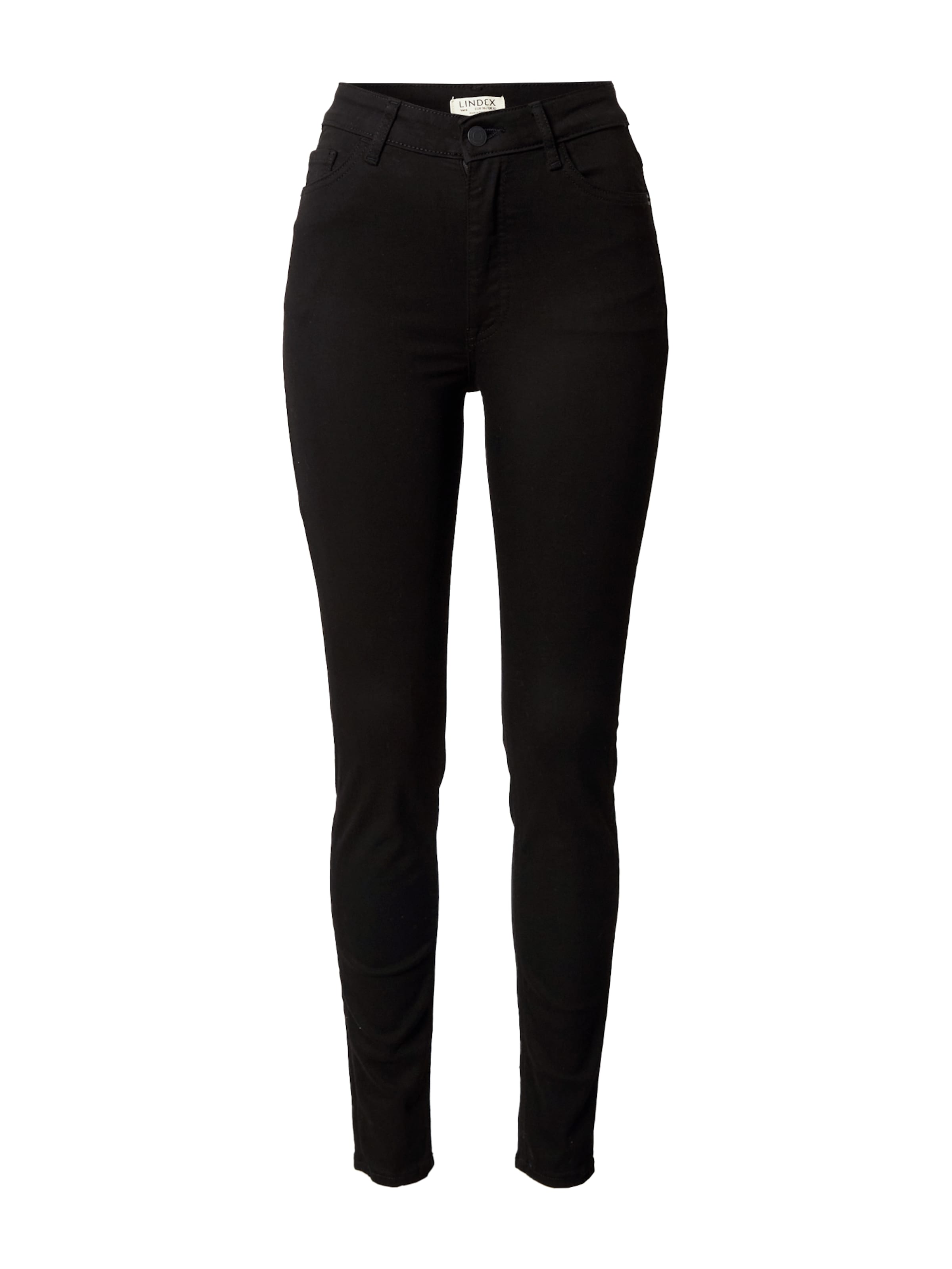 Lindex Скинни Джинсы 'Vera' в Черный: спереди