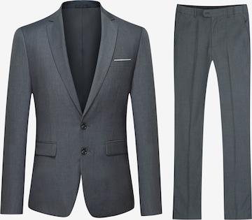 YOUTHUP Suit 'Behaglich' in Grey: front