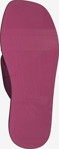 TAMARIS Pantolette in Pink