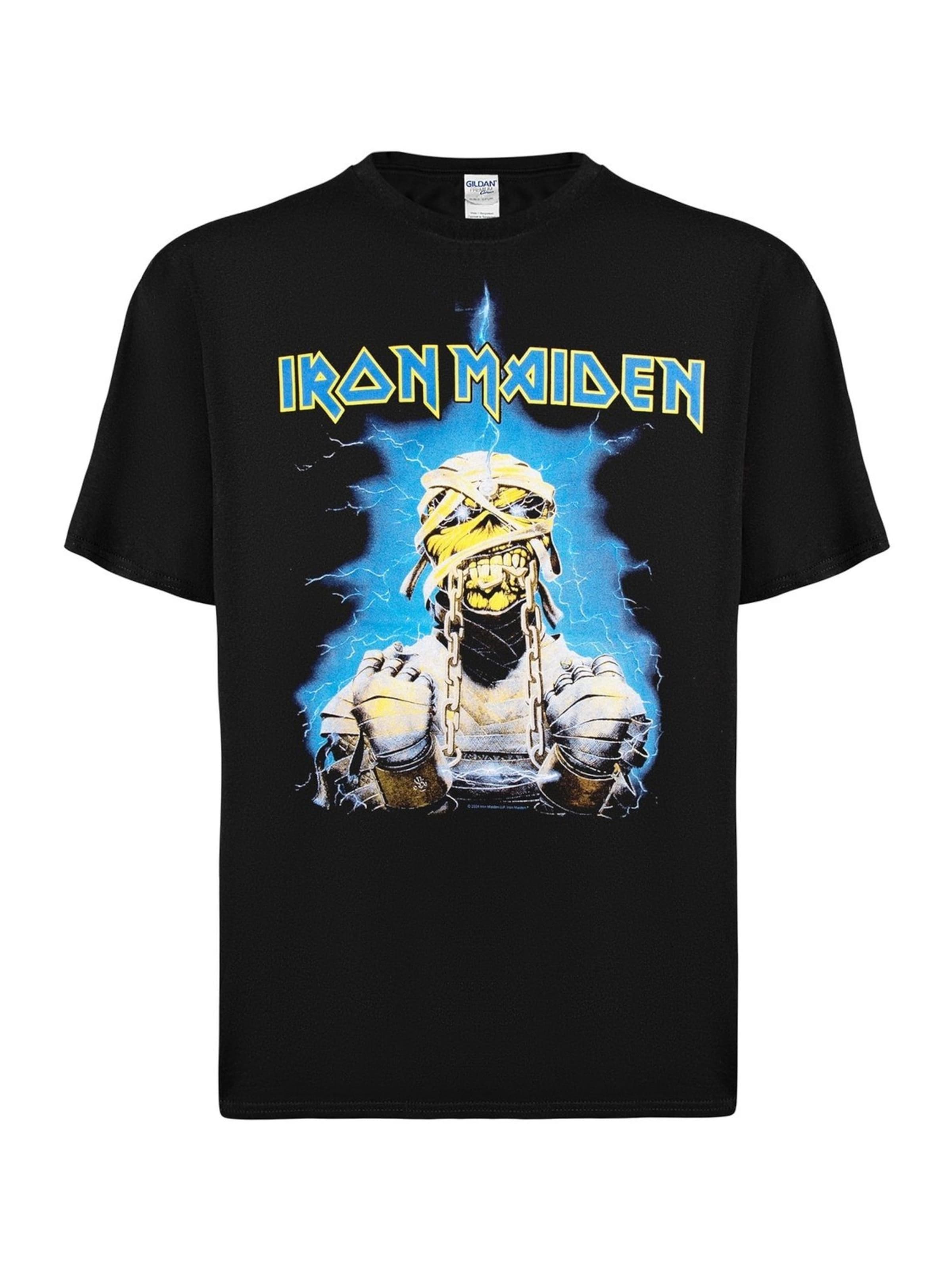 Iron Maiden Shirt 'Mummy Back' in Black: front