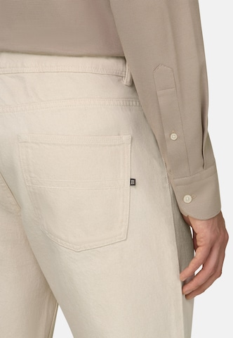 Coupe slim Jean Boggi Milano en beige