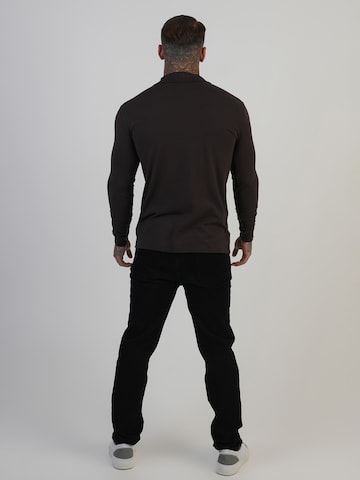 T-Shirt SikSilk en marron