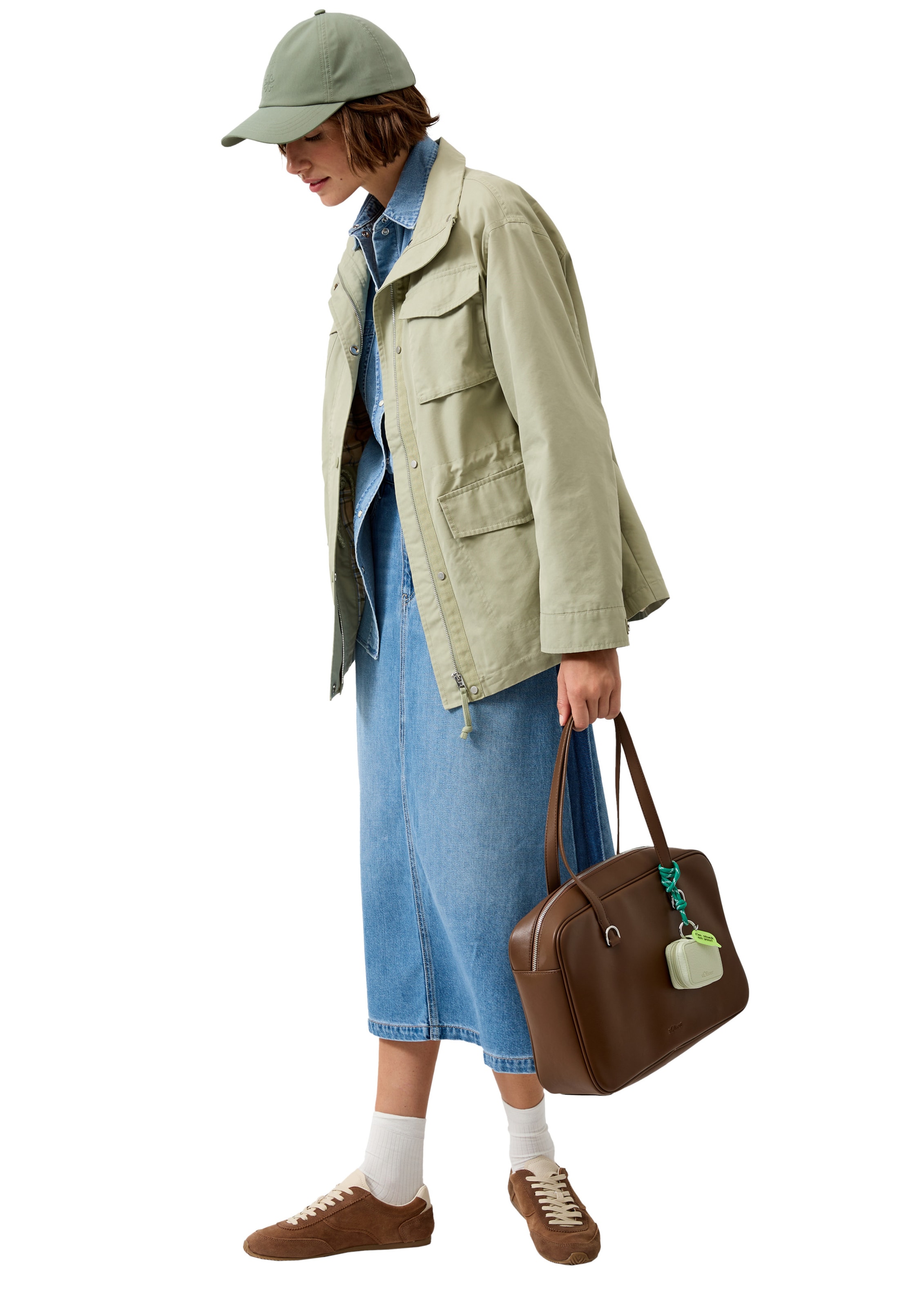 Casquette s.Oliver en vert : devant