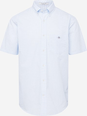 Coupe regular Chemise GANT en bleu : devant