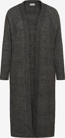 Cardigan 'Rinye' KAFFE CURVE en gris : devant