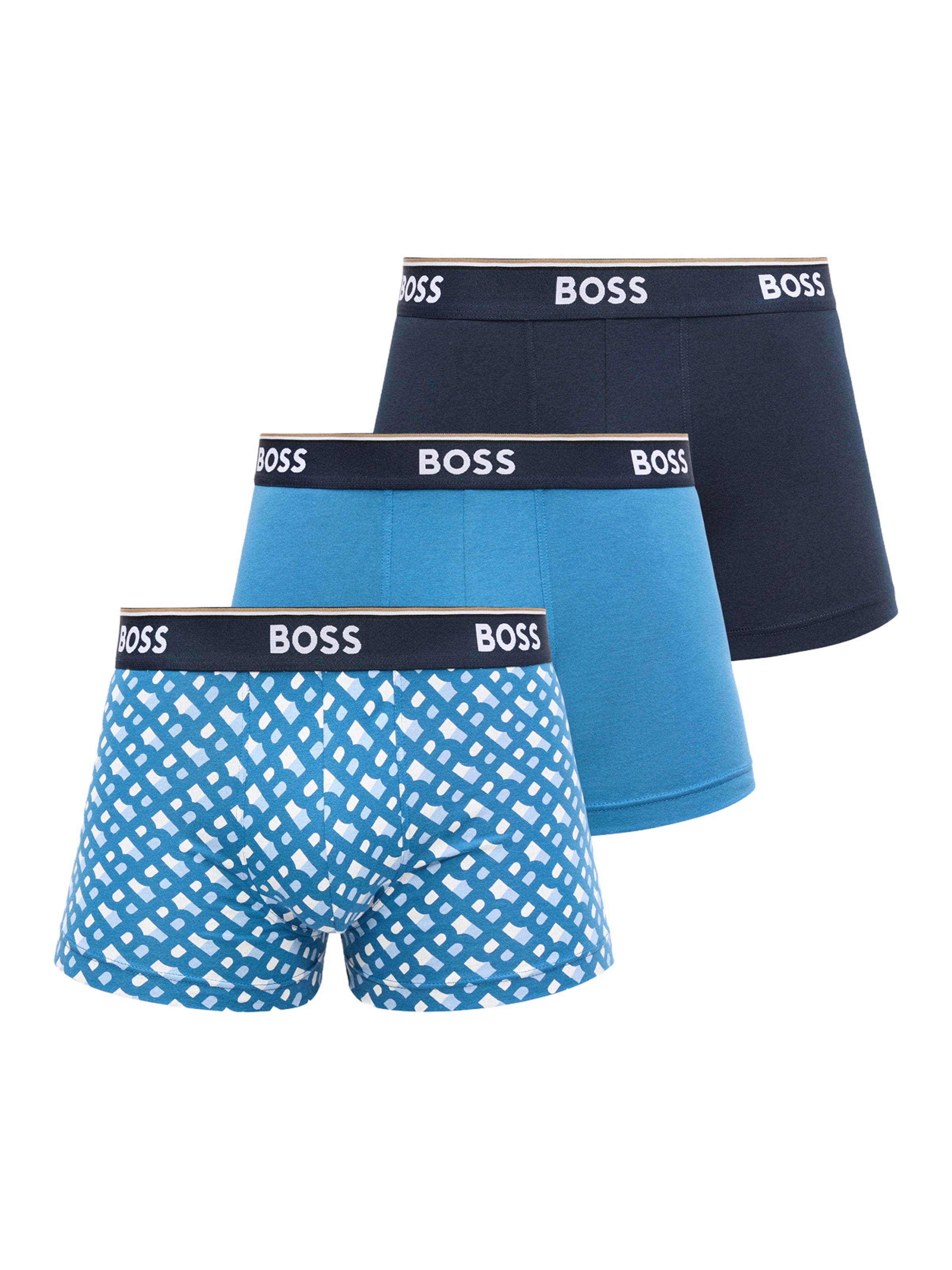 BOSS Boxer shorts 'Power' in Blue / Navy / Light blue / White, Item view