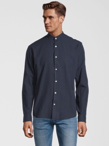 Steffen Klein Regular fit Button Up Shirt in Blue: front