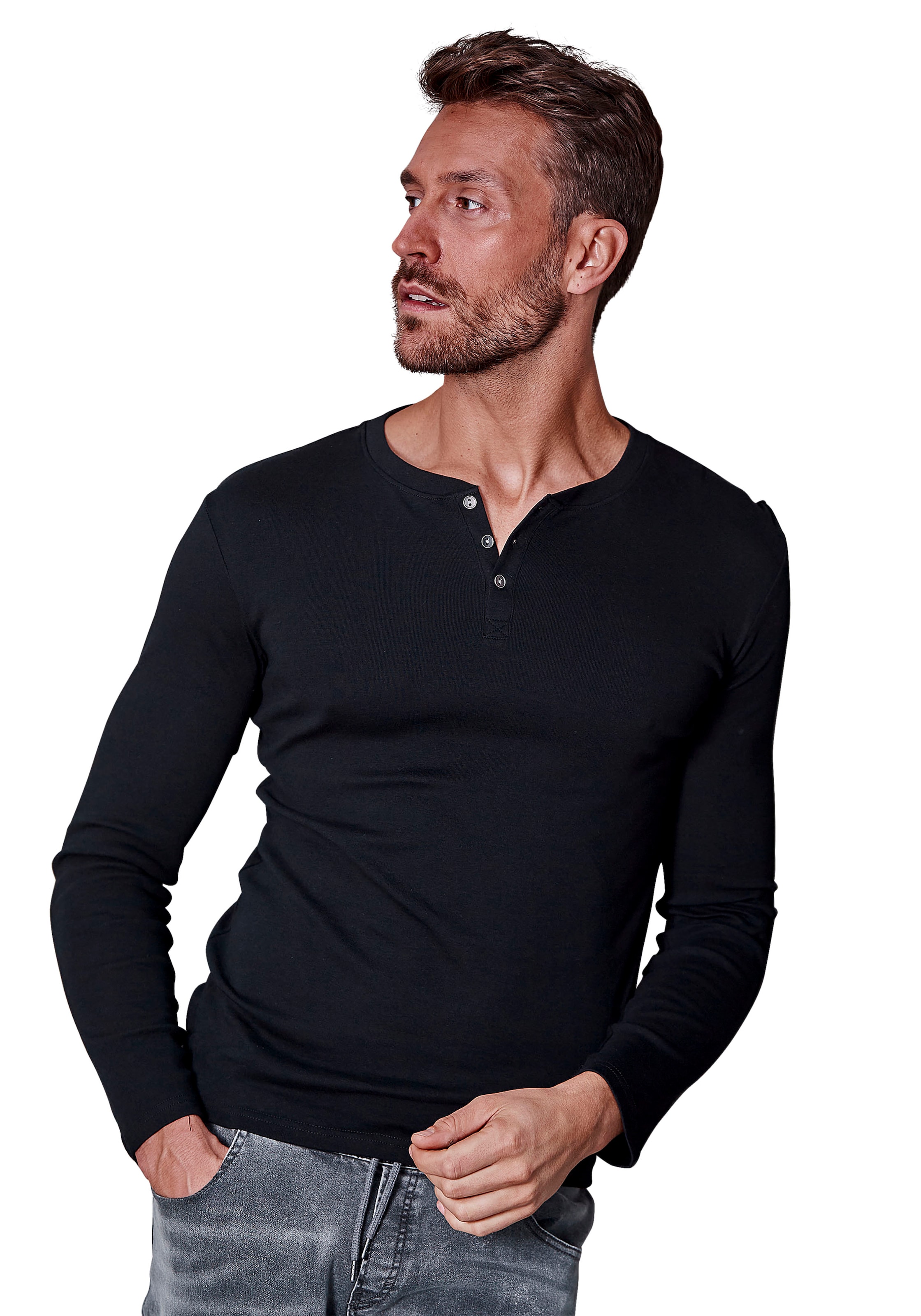 H.I.S Tričko - Čierna: predná strana