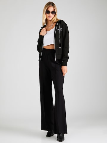 Wide Leg Pantalon à plis Herrlicher en noir