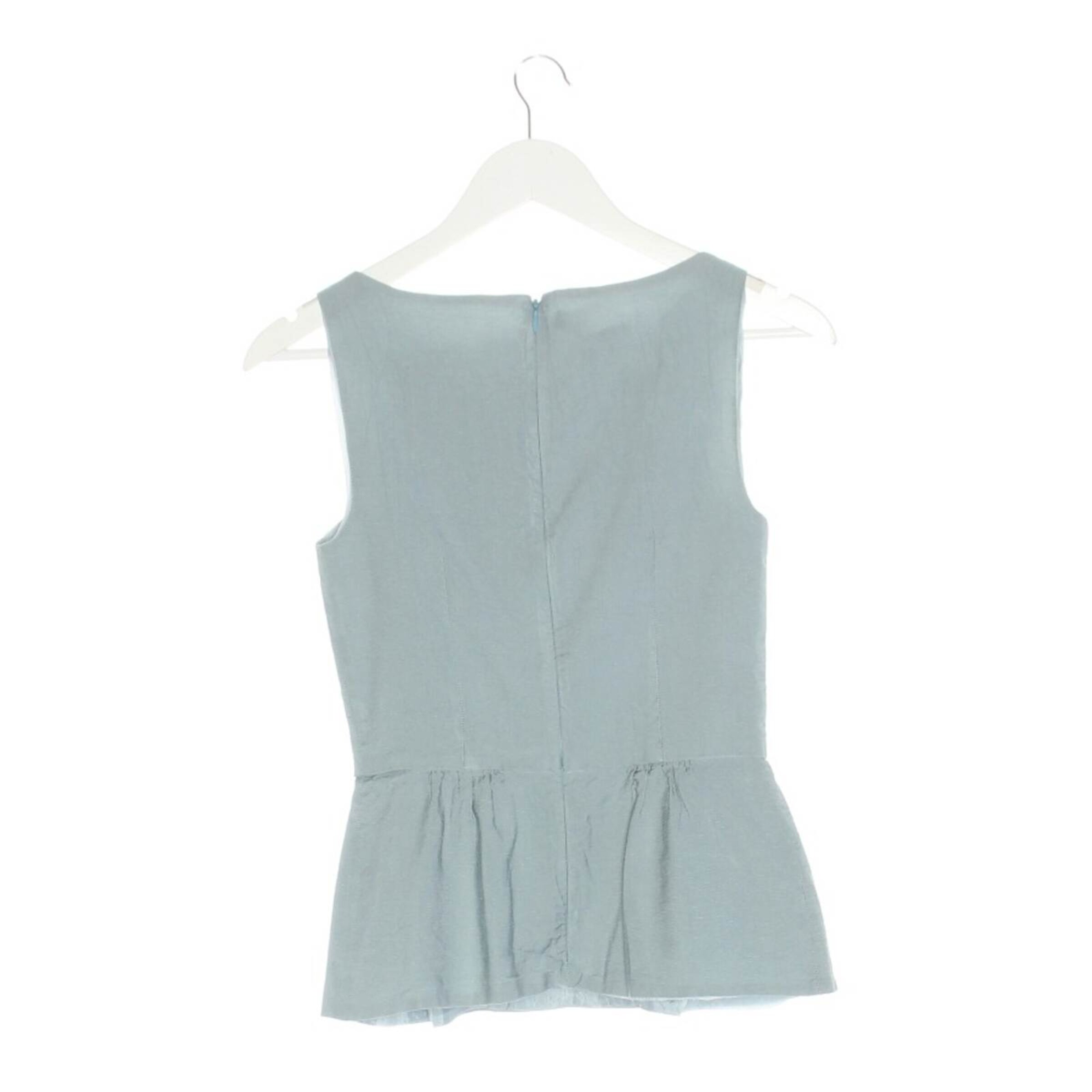 PRADA Top / Seidentop XS in Blau