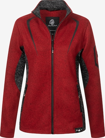 Rock Creek Fleecejacke in Rot: predná strana