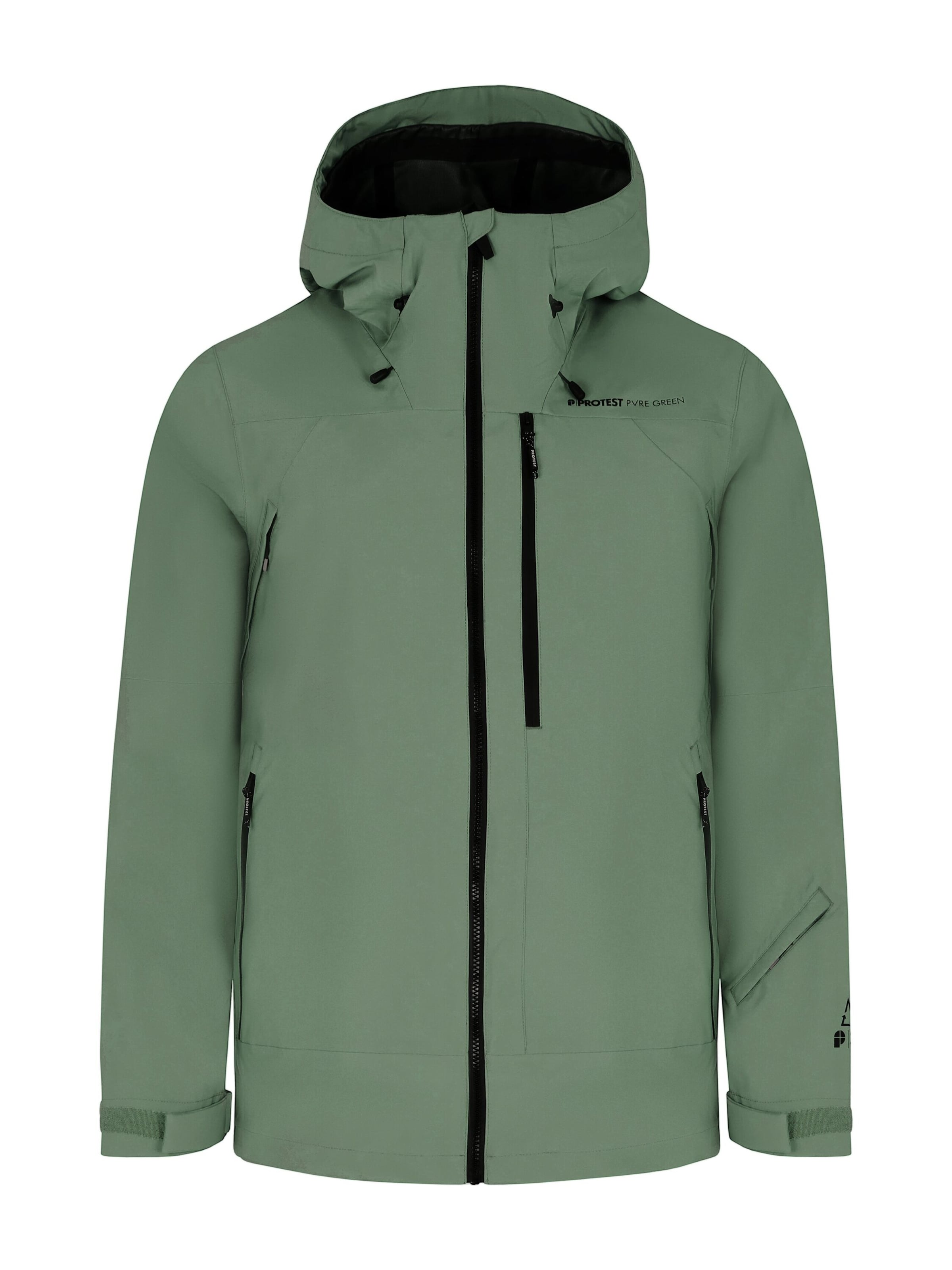 PROTEST Sportjacke 'PRTAbalony'‌‌‌‌‌‌‌‌‌ in Grün: Vorderseite