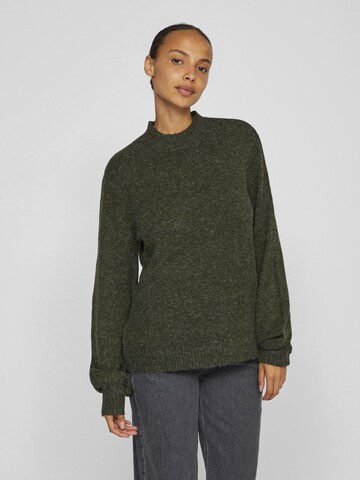 VILA Sweater in Green: front