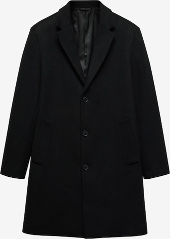MANGO MAN Přechodný kabát 'Dalan' – černá: přední strana