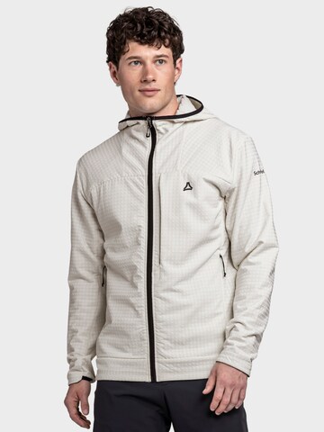 Schöffel Funktionele fleece-jas 'Enixa' in Wit: voorkant