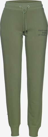 BUFFALO Tapered Pants in Green: front