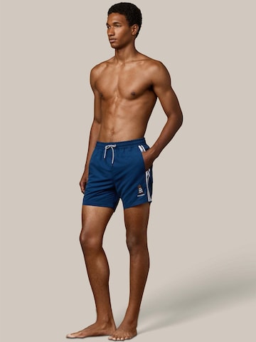 Shorts de bain 'HARRY PLACED' Hackett London en bleu