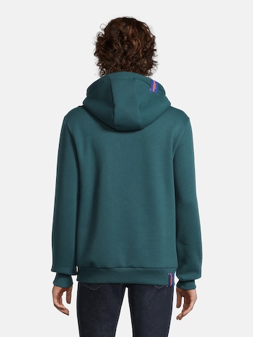Sweat-shirt 'HEFF - MOIN' salzhaut en vert