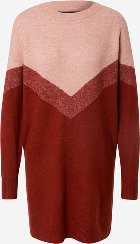 Robes en maille 'Gingo' VERO MODA en rouge : devant