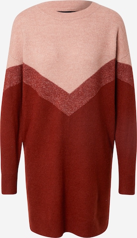 VERO MODA Knitted dress 'Gingo' in Red: front