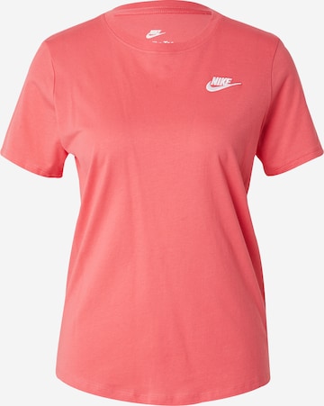 Nike Sportswear Koszulka 'Club Essential' w kolorze różowy: przód