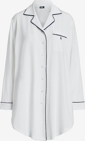 Polo Ralph Lauren Nachthemd ' Sleepshirt ' in Wit: voorkant