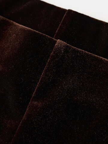 MANGO Wide Leg Housut 'XENPHANT' värissä ruskea