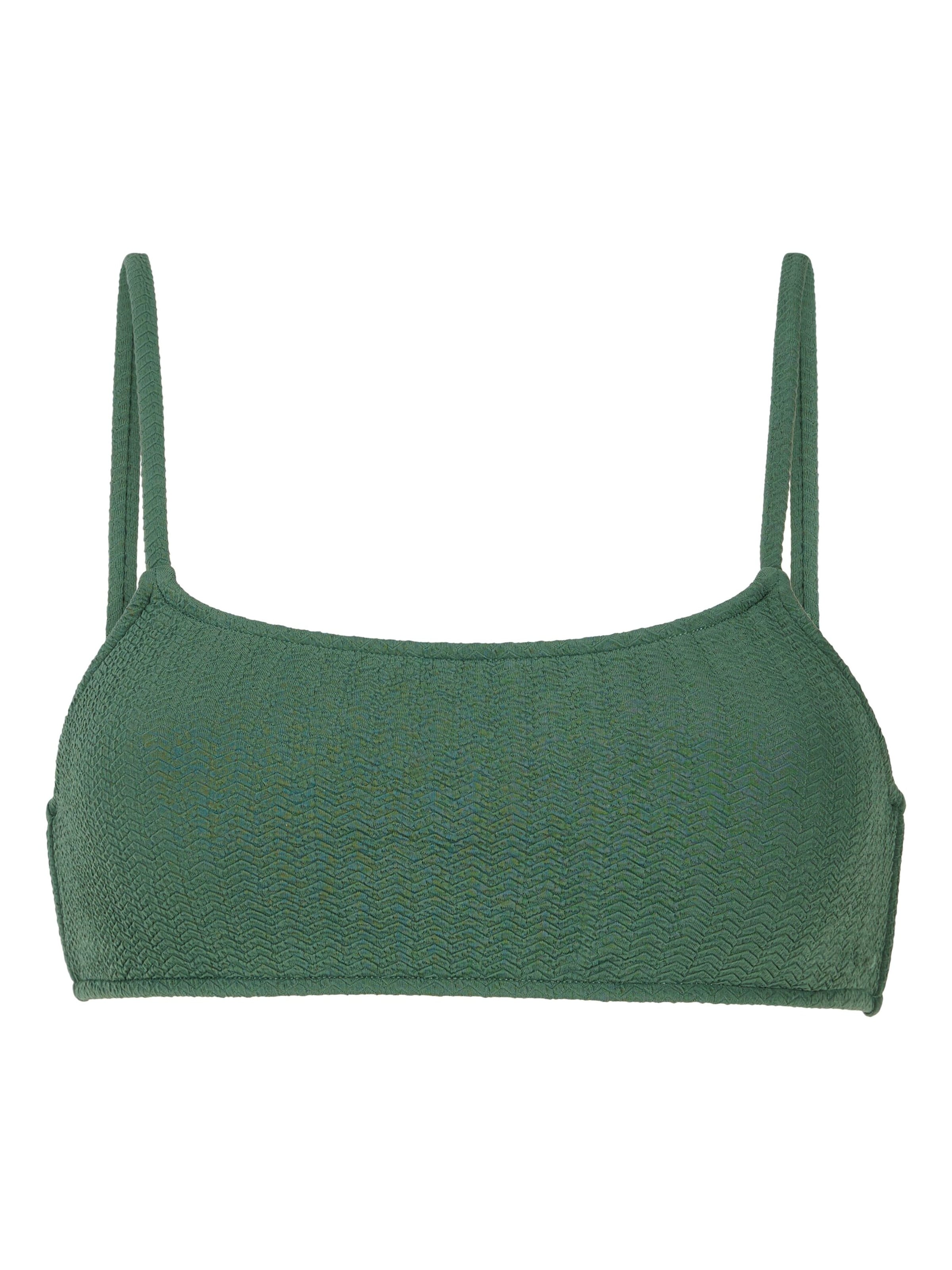 PROTEST Bustier Bikinitop 'MIXDish' in Grün: Vorderseite