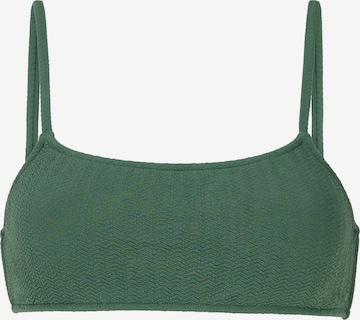 PROTEST Bustier Bikinitop 'MIXDish' in Grün: Vorderseite