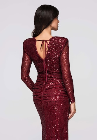 Robe de soirée Ombre en rouge