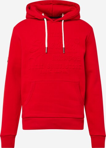 Sweat-shirt 'Vintage' Superdry en rouge : devant