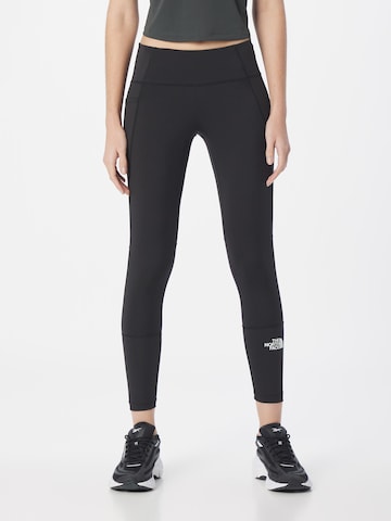 Skinny Pantalon de sport THE NORTH FACE en noir : devant