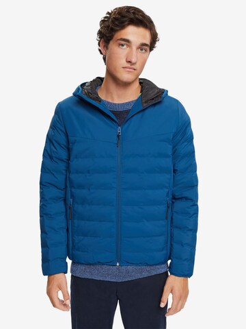 ESPRIT Winterjas in Blauw: voorkant