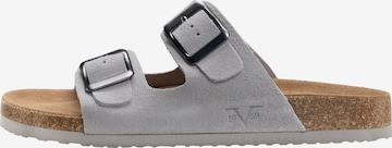 19V69 ITALIA Sandal ' SASSUOLO SUEDE ' in Grey: front