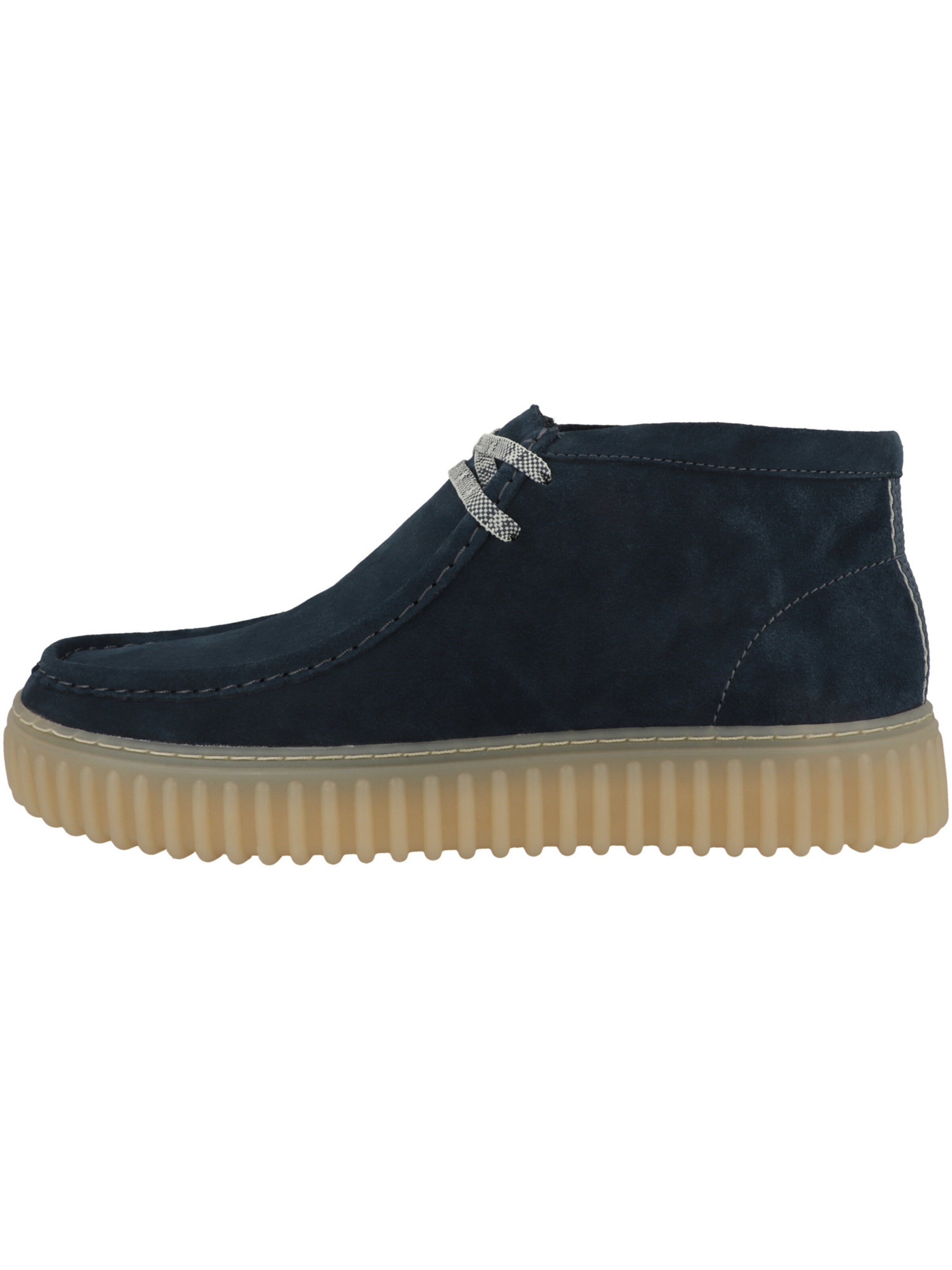 Scarpa stringata 'Torhill Hi' di CLARKS in blu