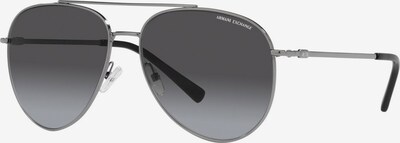 ARMANI EXCHANGE Zonnebril in de kleur Zwart / Zilver, Productweergave