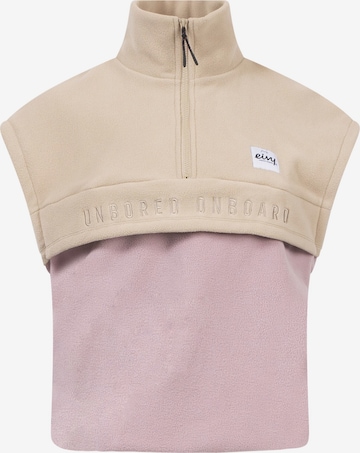 Pull-over de sport Eivy en beige : devant
