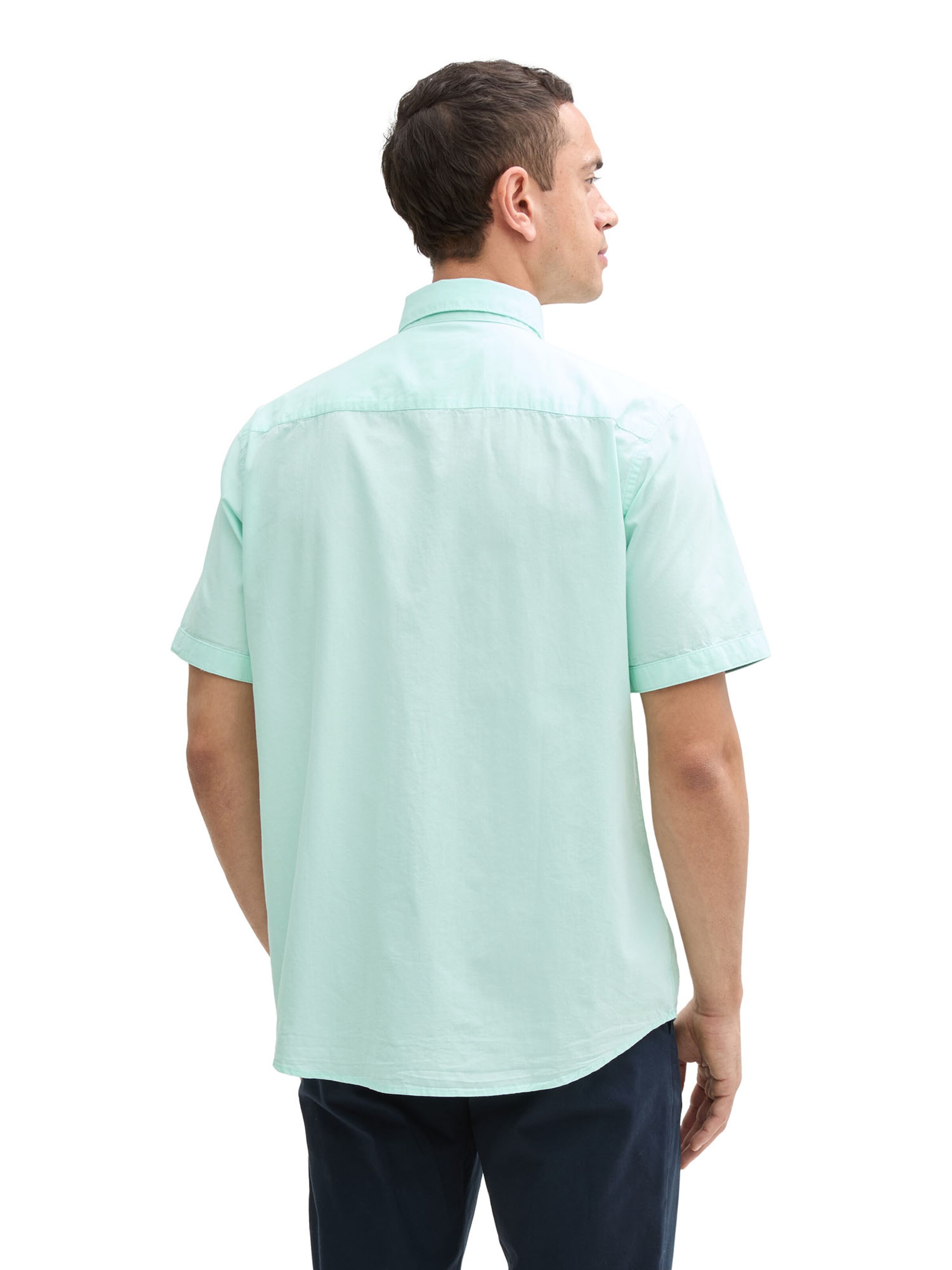 TOM TAILOR Regular fit Риза в зелено