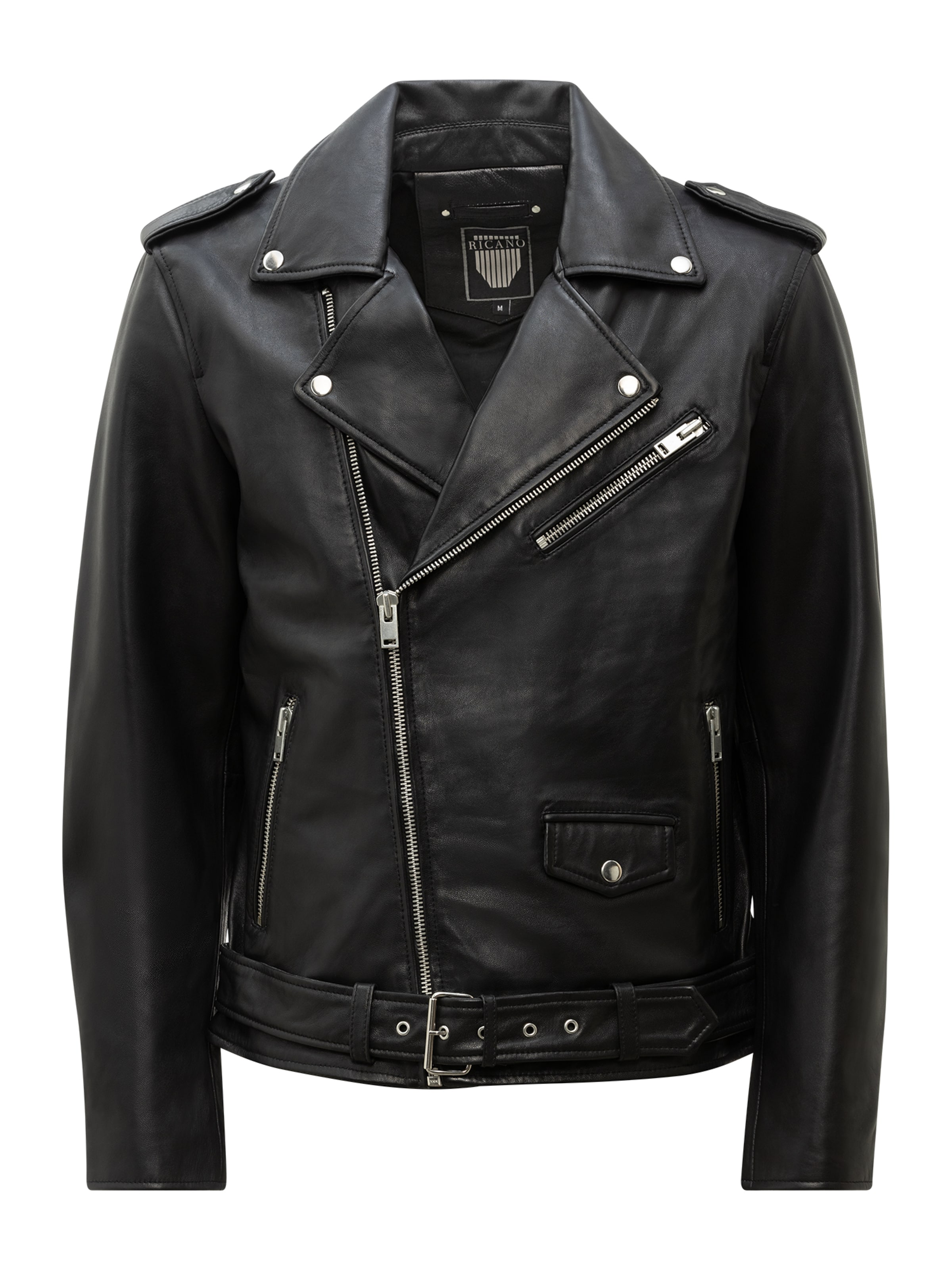 RICANO Jacke 'Macro' in Schwarz: Vorderseite