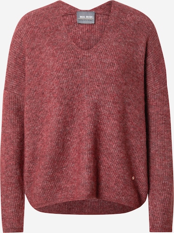 MOS MOSH Пуловер в червено: отпред