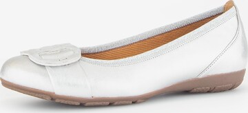 GABOR Ballet Flats in Silver: front