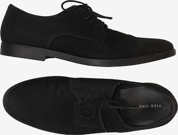 Pier One Halbschuh 45 in Schwarz: Vorderseite