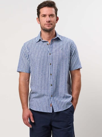 MCS Regular Fit Shirt ' MCBernard ' in Blau