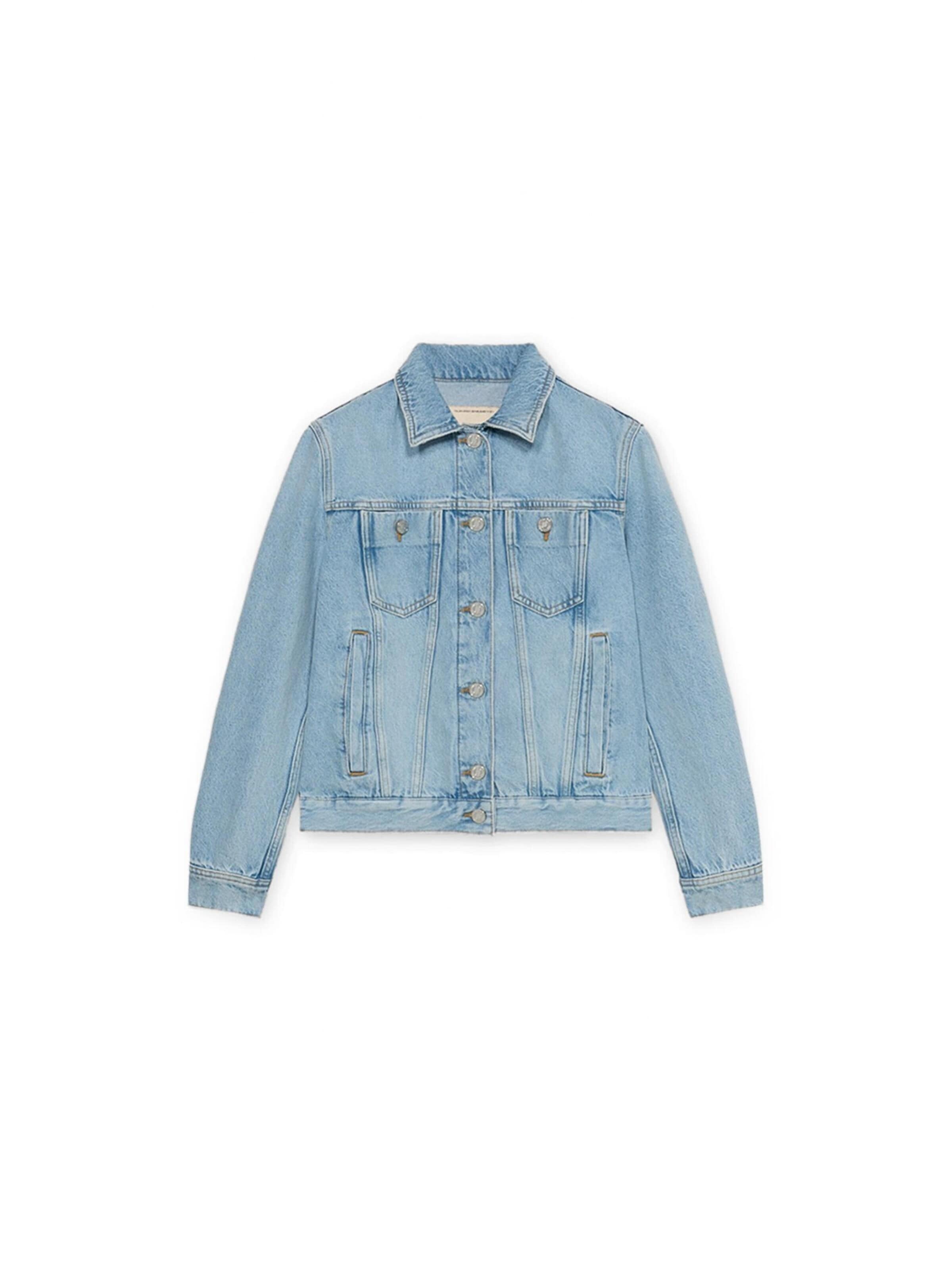Trussardi Tussenjas in Blauw: voorkant