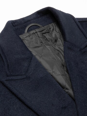 ALLTHEMEN Winterjas 'Gewebe' in Blauw