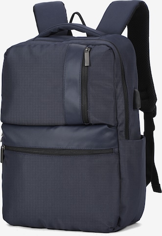 Aoking Backpack in Blue: front