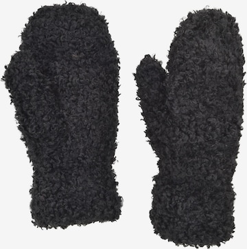 styleBREAKER Fäustlinge 'Teddy Fäustlinge mit Fleece Futter' in Schwarz: Vorderseite